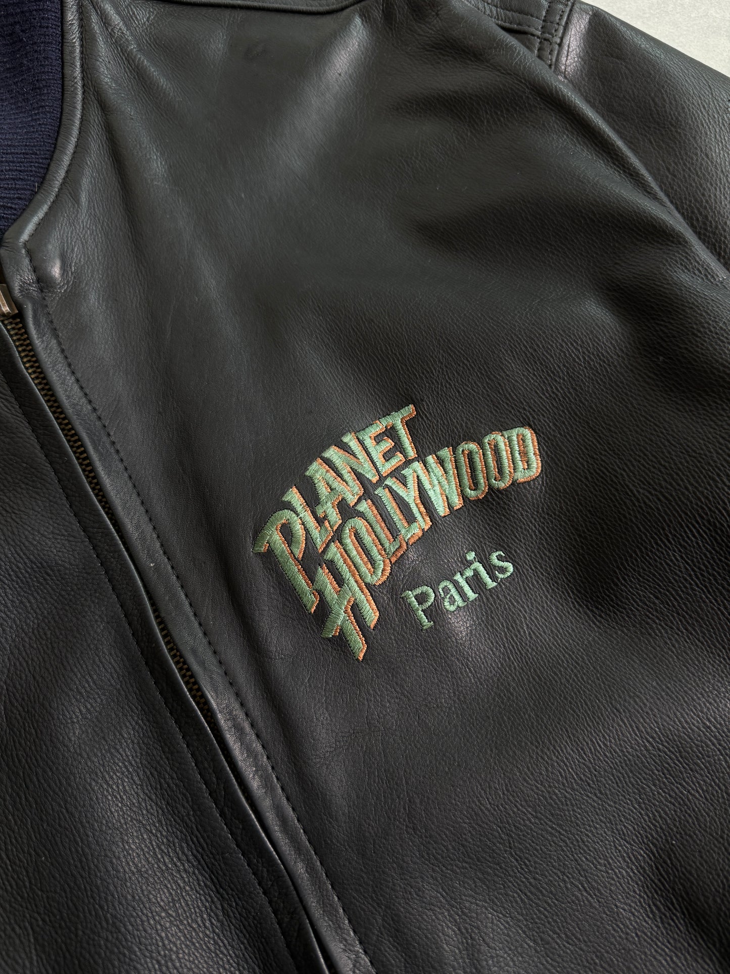 Planet Hollywood Paris vintage muška kožna jakna (XL)