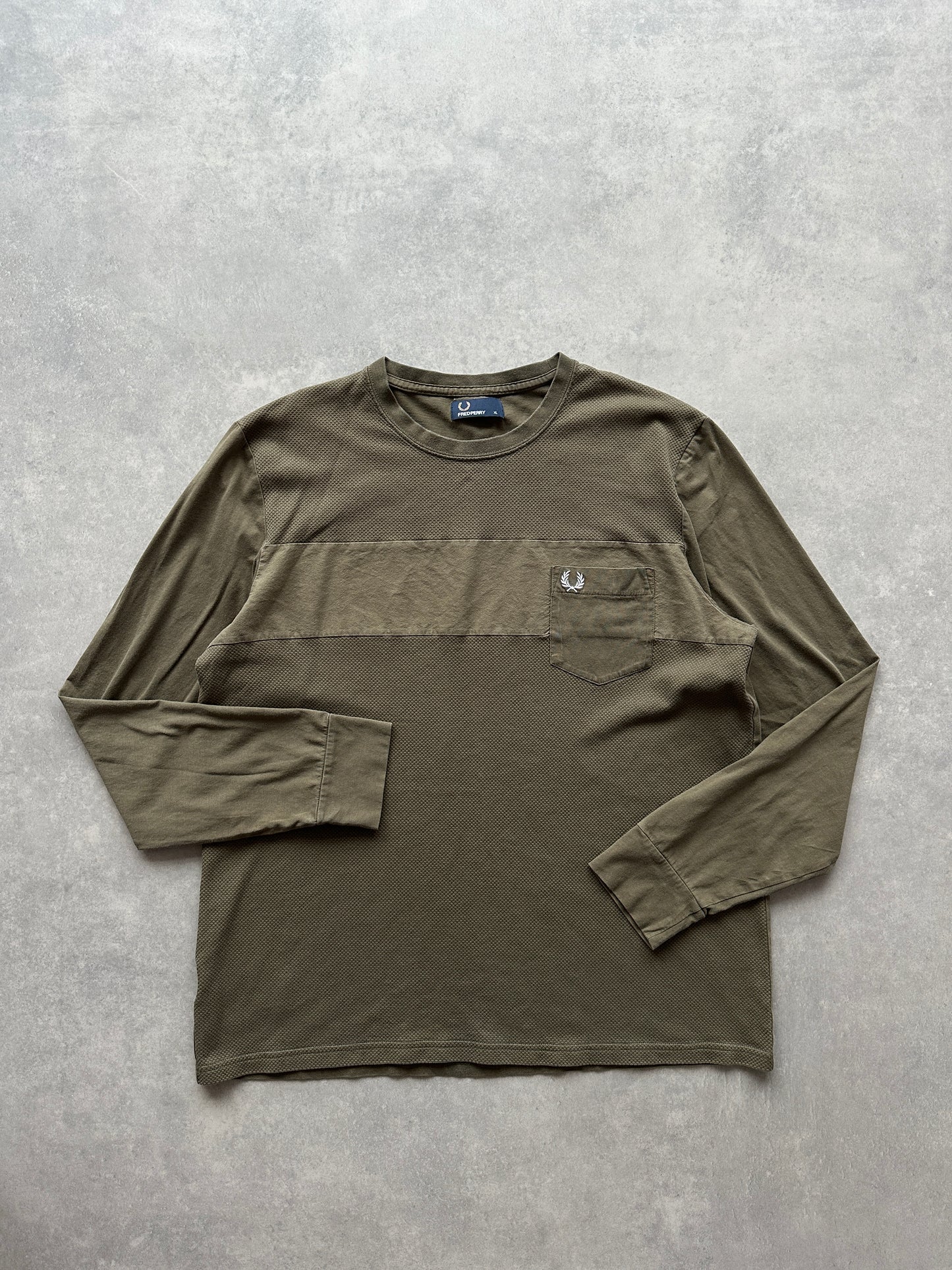 Fred Perry muška zelena majica (M)