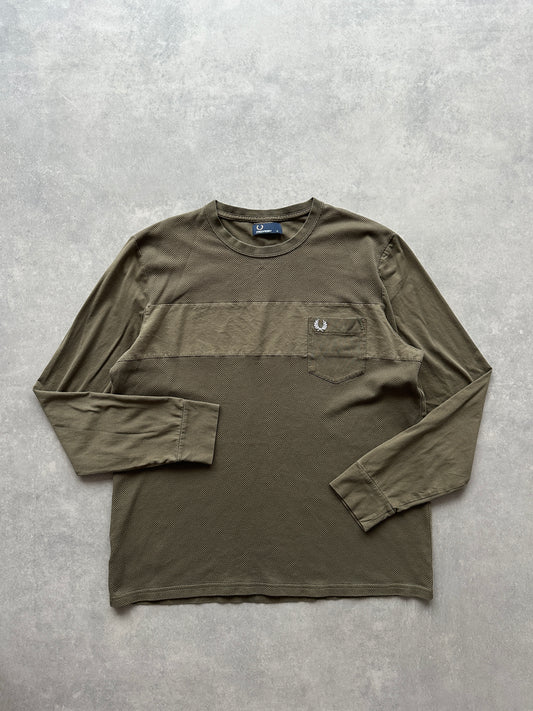 Fred Perry muška zelena majica (M)