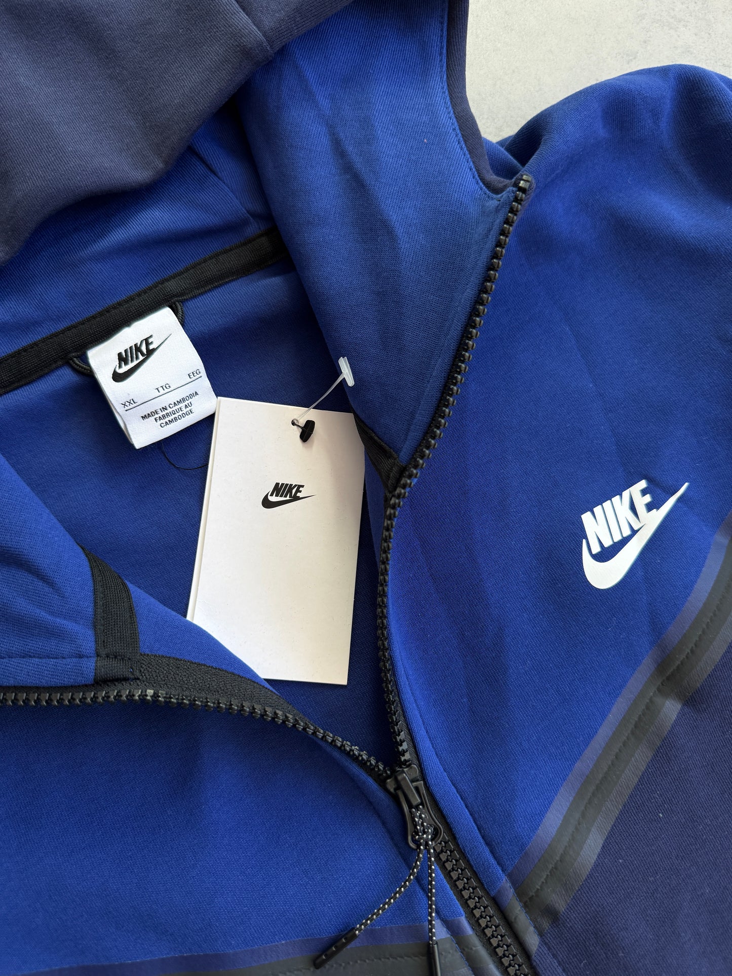 Nike Tech Fleece muška two tone plava dukserica (XXL)