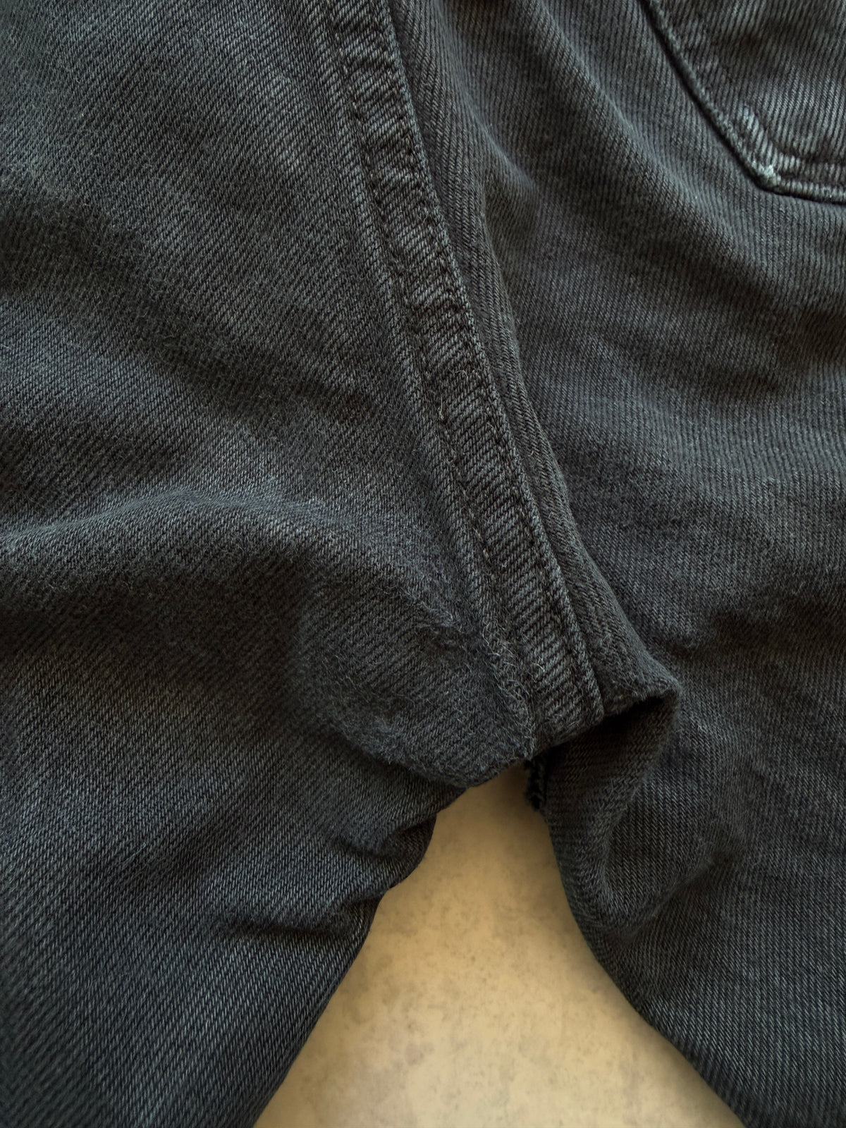 Levis 501 muške crne farmerke (36x34)
