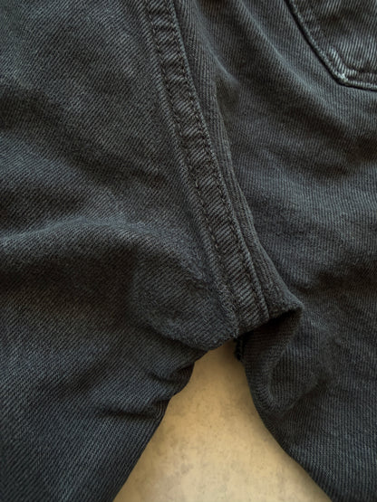 Levis 501 muške crne farmerke (36x34)