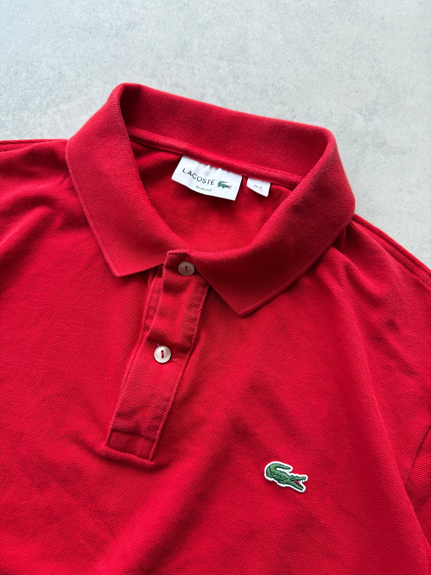 Lacoste muška slim fit crvena polo majica (XL)
