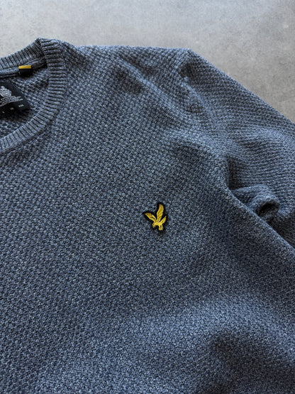Lyle & Scott muški sivi džemper (S)