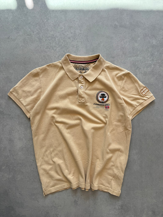 Napapijri muška bež polo majica (XL)