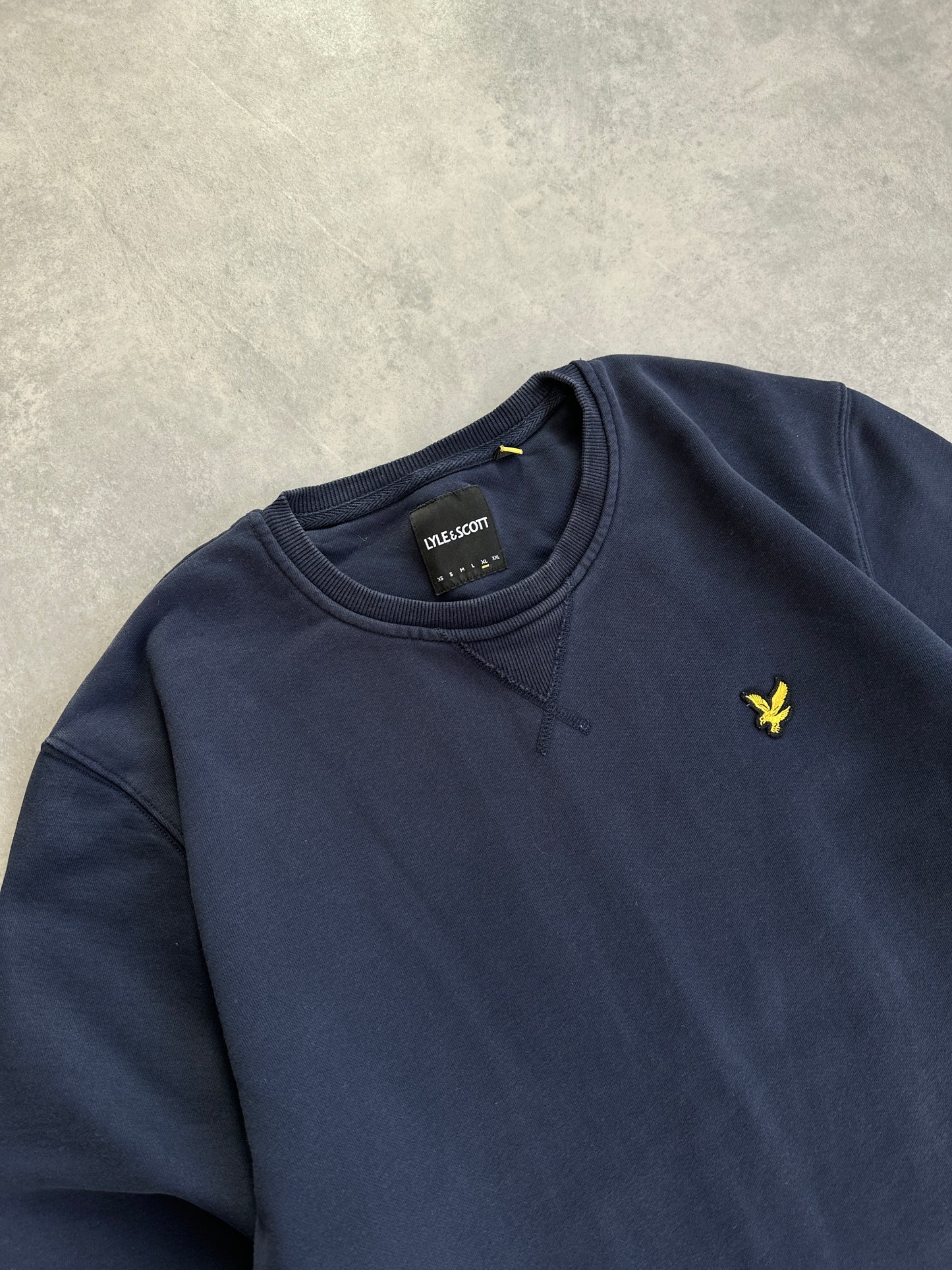 Lyle & Scott muška navy plava dukserica (XL)