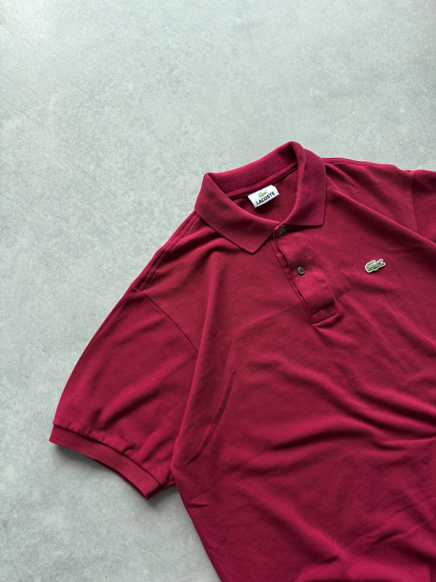 Lacoste vintage muška bordo polo majica (L)
