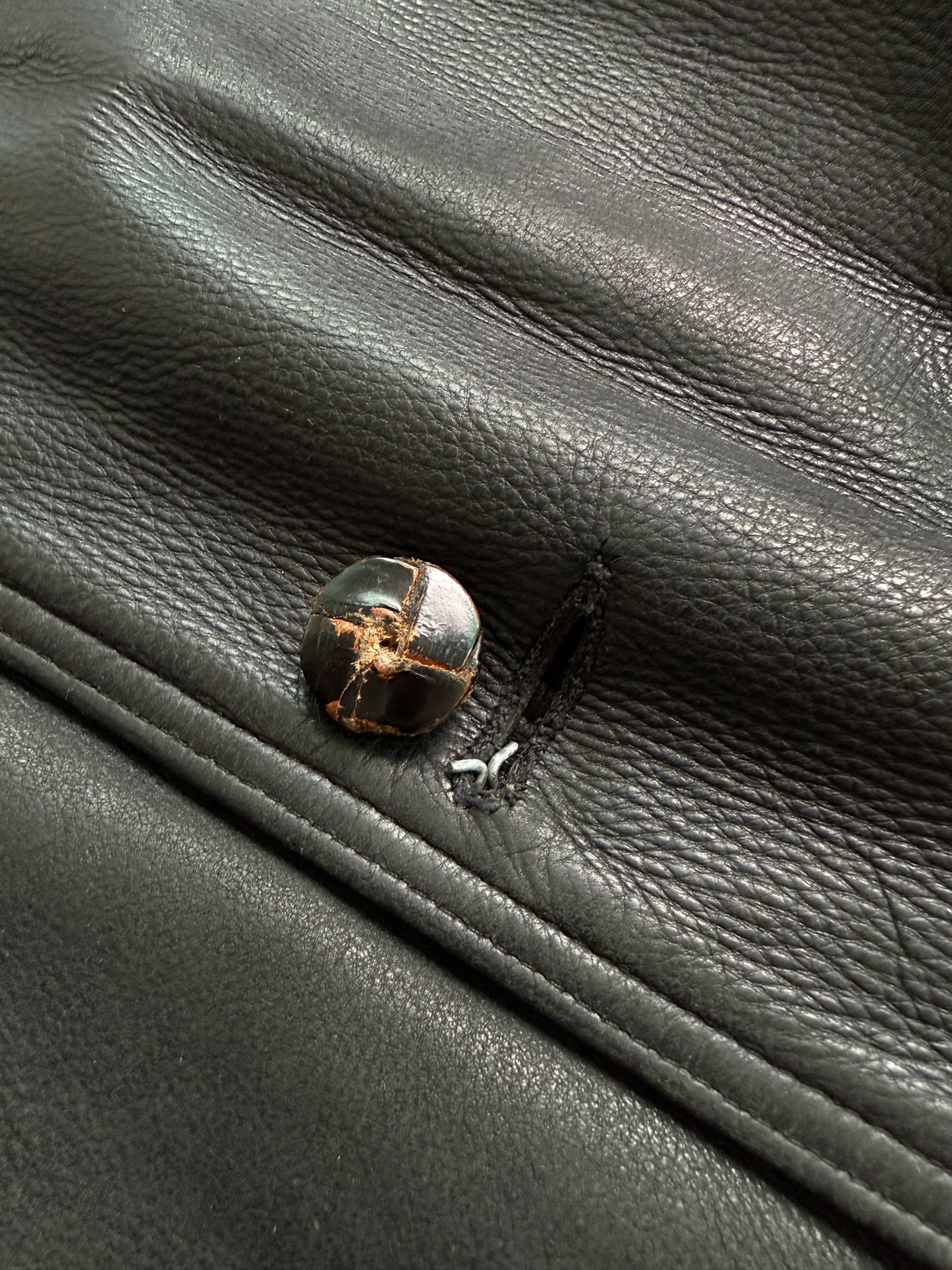 Schott NYC vintage muška kožna kaput jakna (XL)