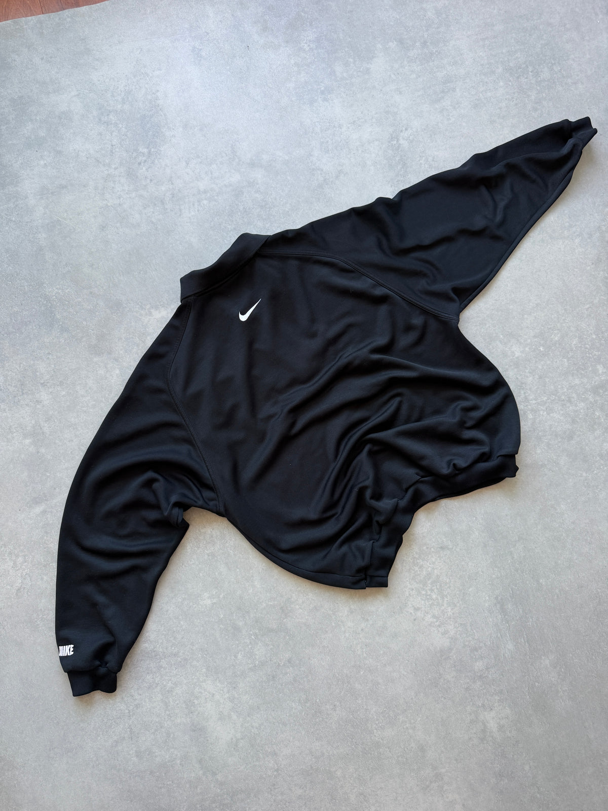 Nike 90s 1/4 zip muška oversized crna dukserica (S)