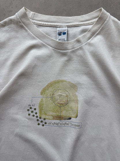 L2 vintage muška bijela oversized majica (M)