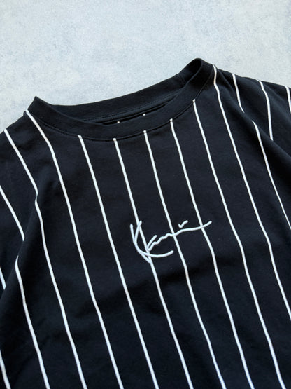 Karl Kani muška crna prugasta oversized majica (M)