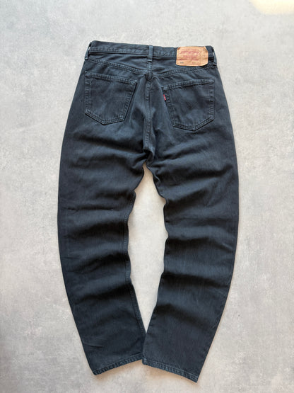 Levis 501 muške crne farmerke (34x34)