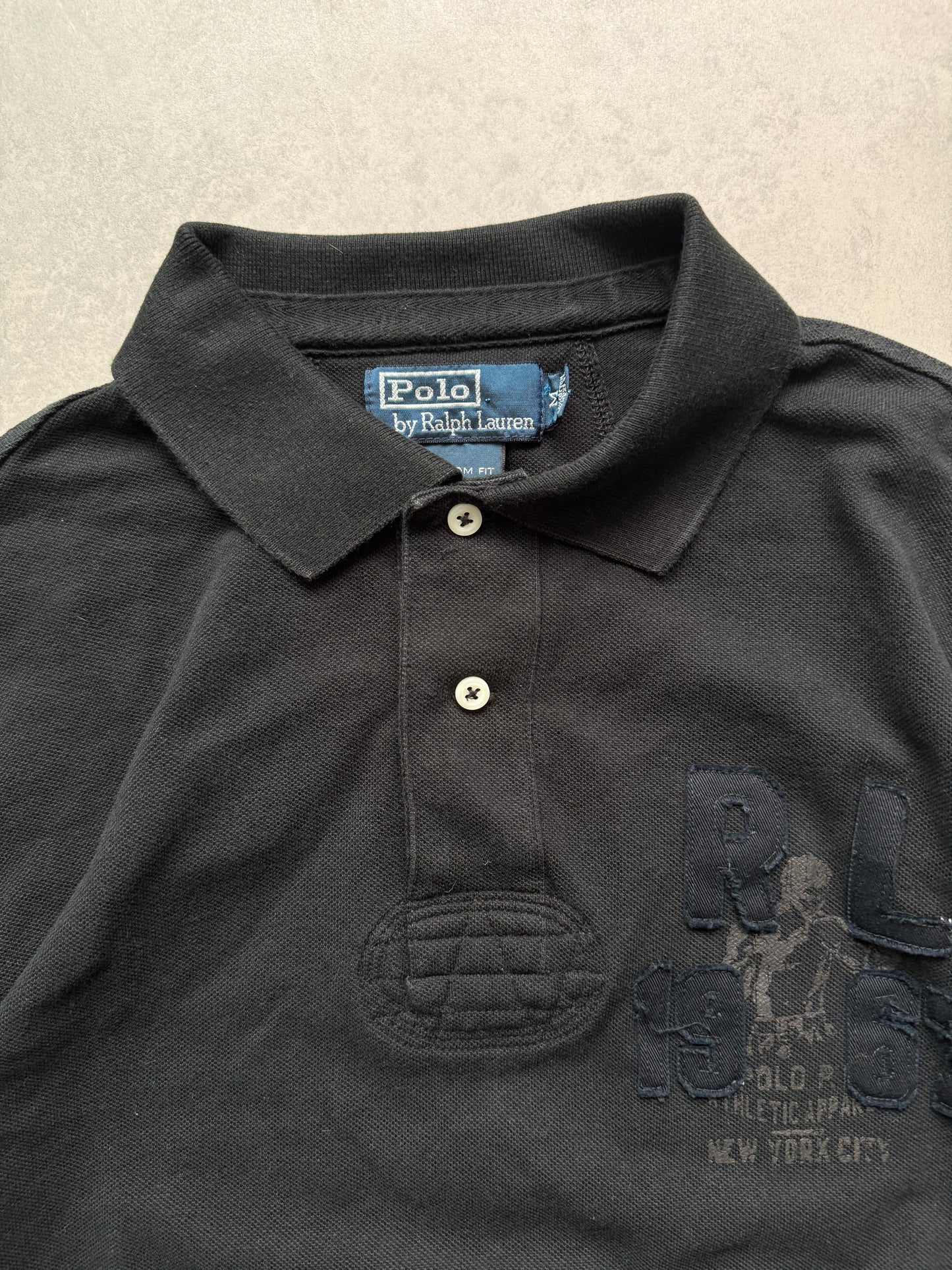 Polo by Ralph Lauren vintage muška crna majica (M)