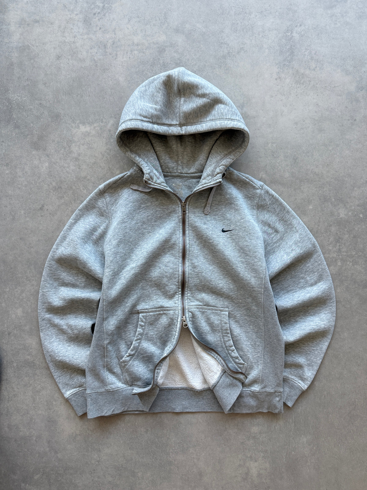 Nike 2000s retro ženska siva zip dukserica (L)