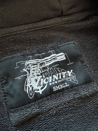 Vicinity muška heavy cotton boxy fit zip dukserica (S)