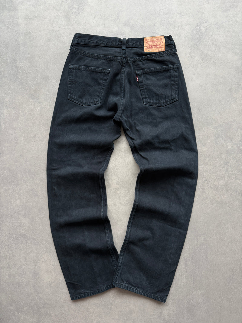 Levis 501 muške crne farmerke (30x30)