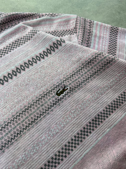 Lacoste vintage muški rozi džemper (XL)
