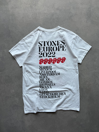 Rolling Stones Tour 2022 muška bijela majica (M)