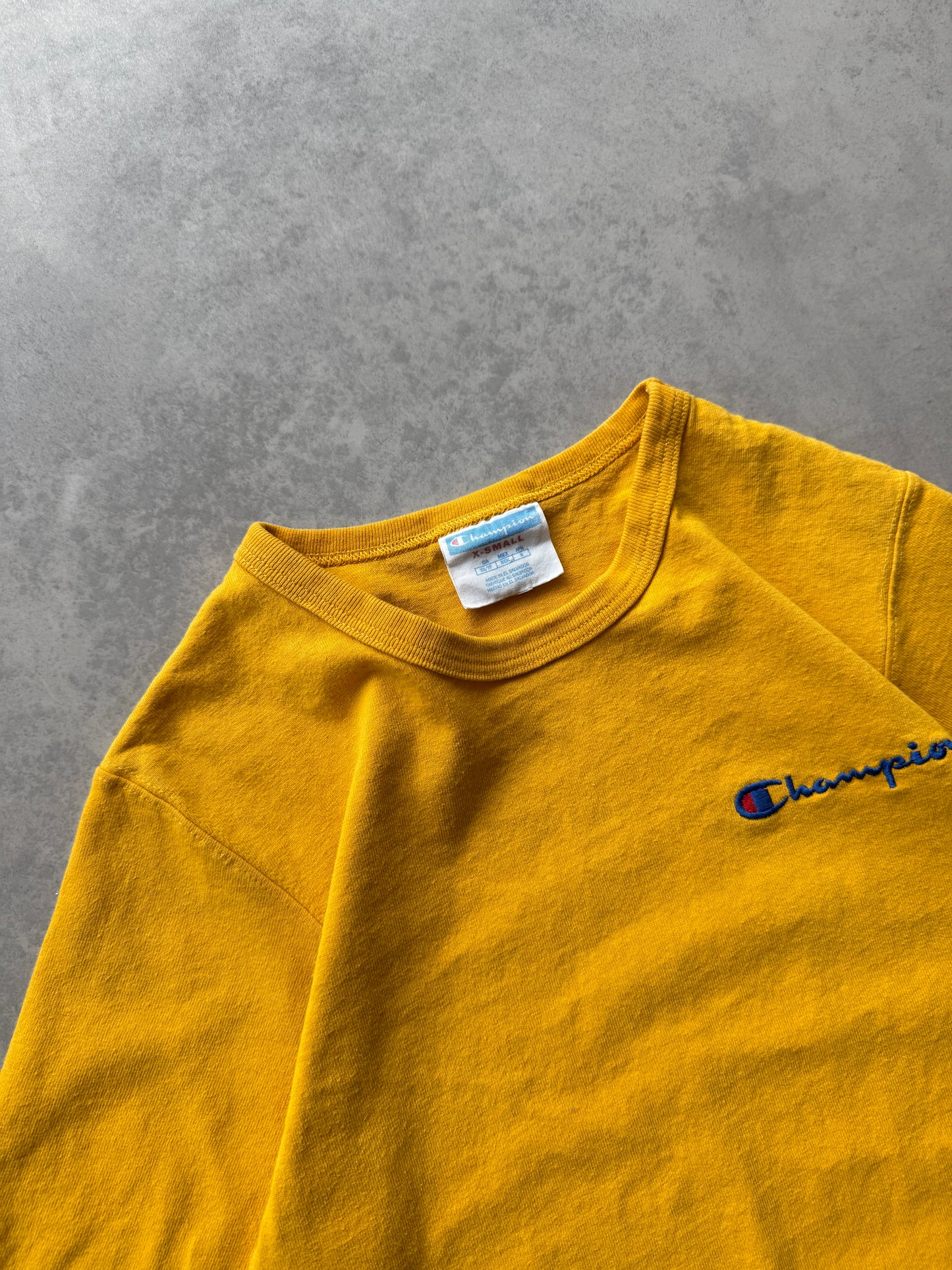 Champion muška vintage basic žuta majica (XS)