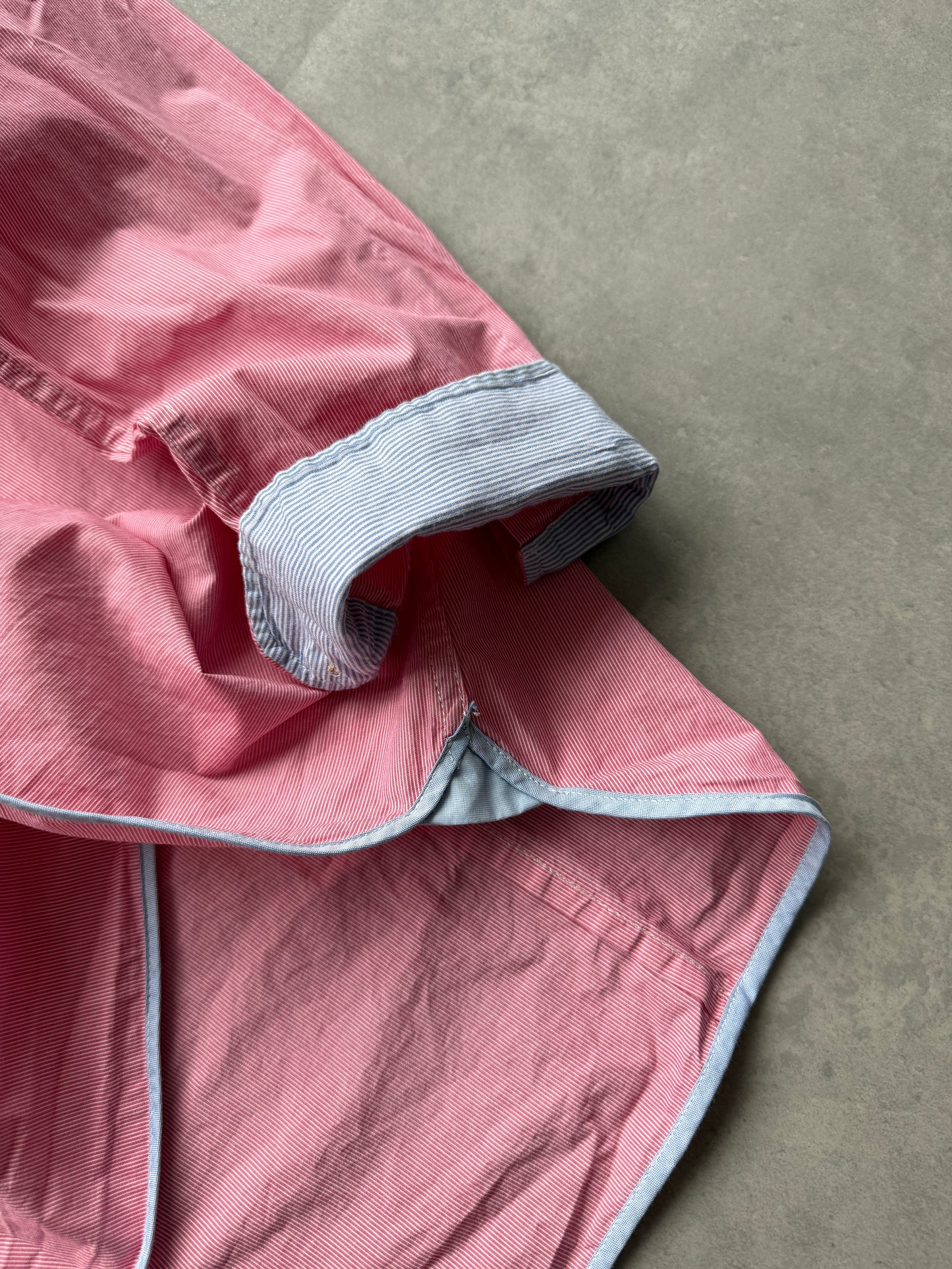 Fred Perry muška roza slim fit košulja (XL)