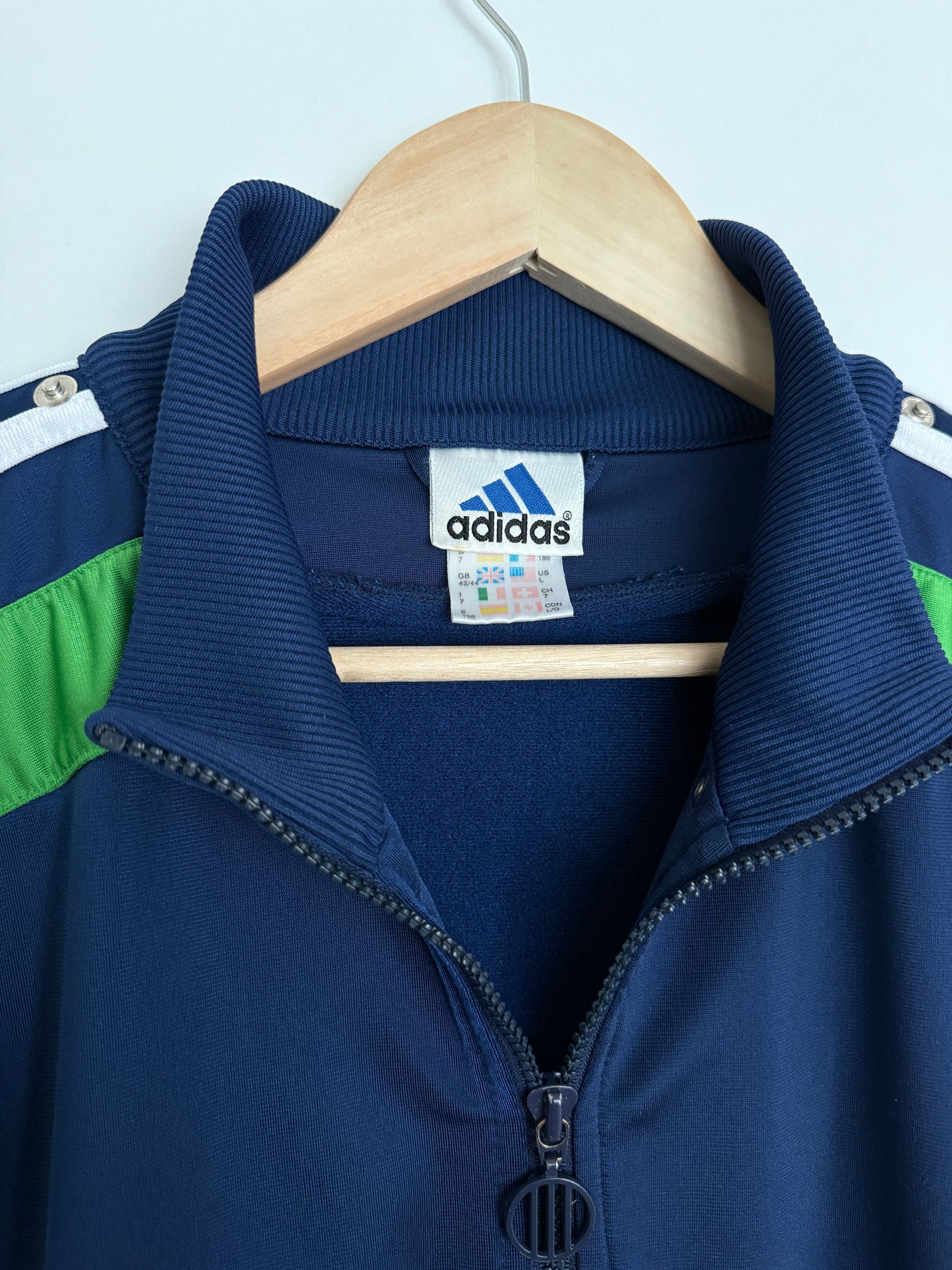 Adidas vintage 90s muška zip dukserica (L)