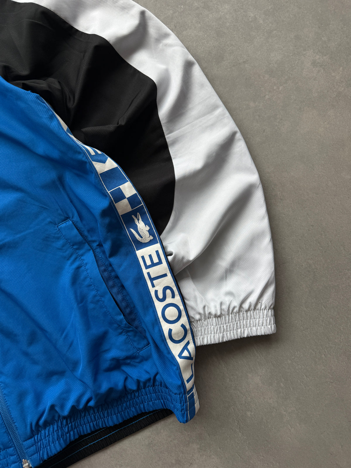 Lacoste muška plava šuškava dukserica (L)