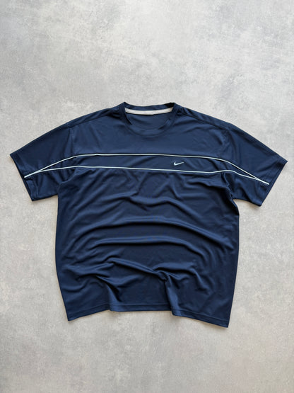 Nike 2000s muška navy plava sportska majica (XL)