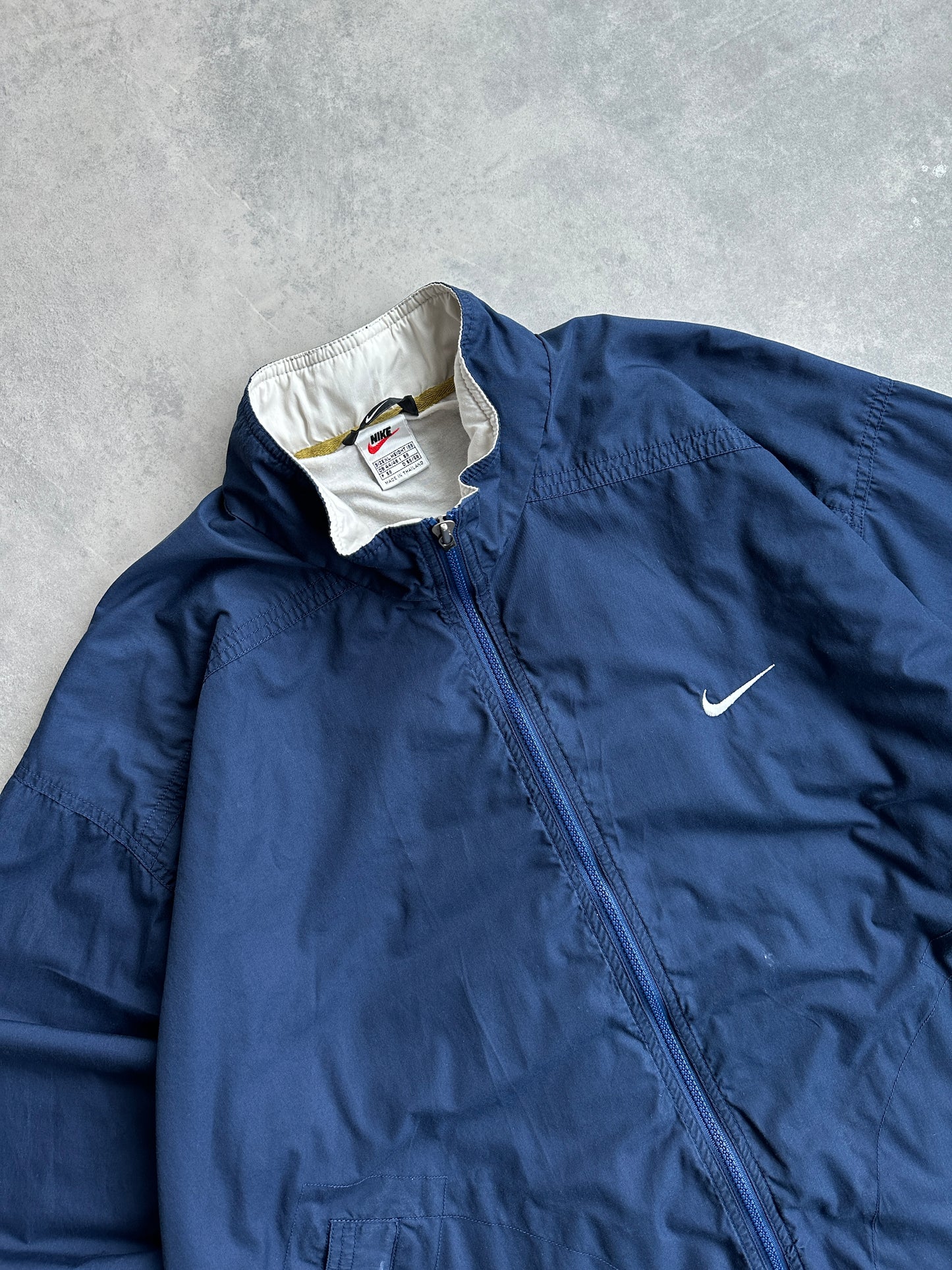 Nike 90s muška navy plava šuškava jakna (XL)
