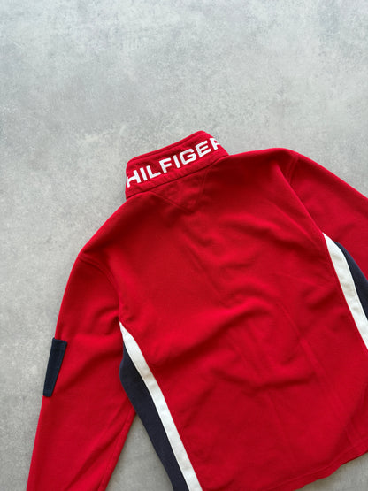 Tommy Hilfiger vintage muška crvena fleece dukserica (M)