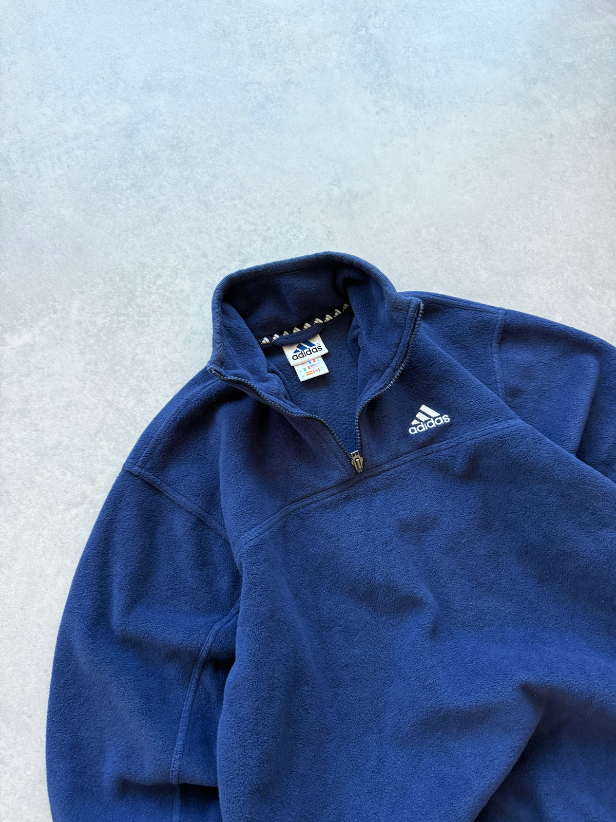 Adidas 1/4 zip vintage muška fleece dukserica (L)