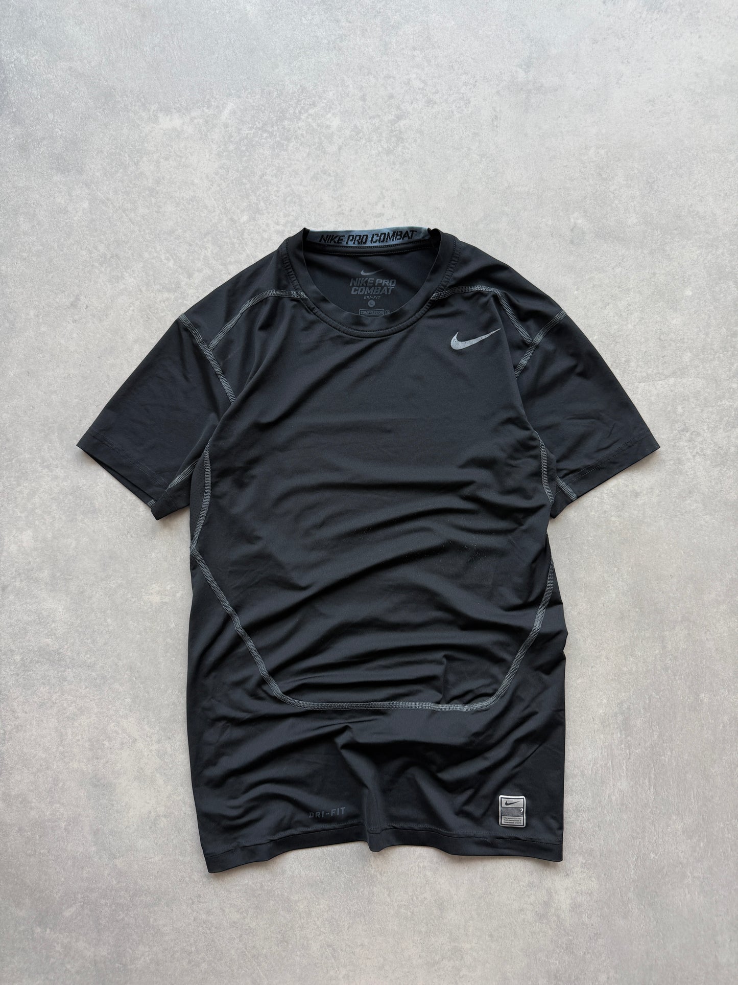Nike Pro Combat muška crna kompresiona majica (L)