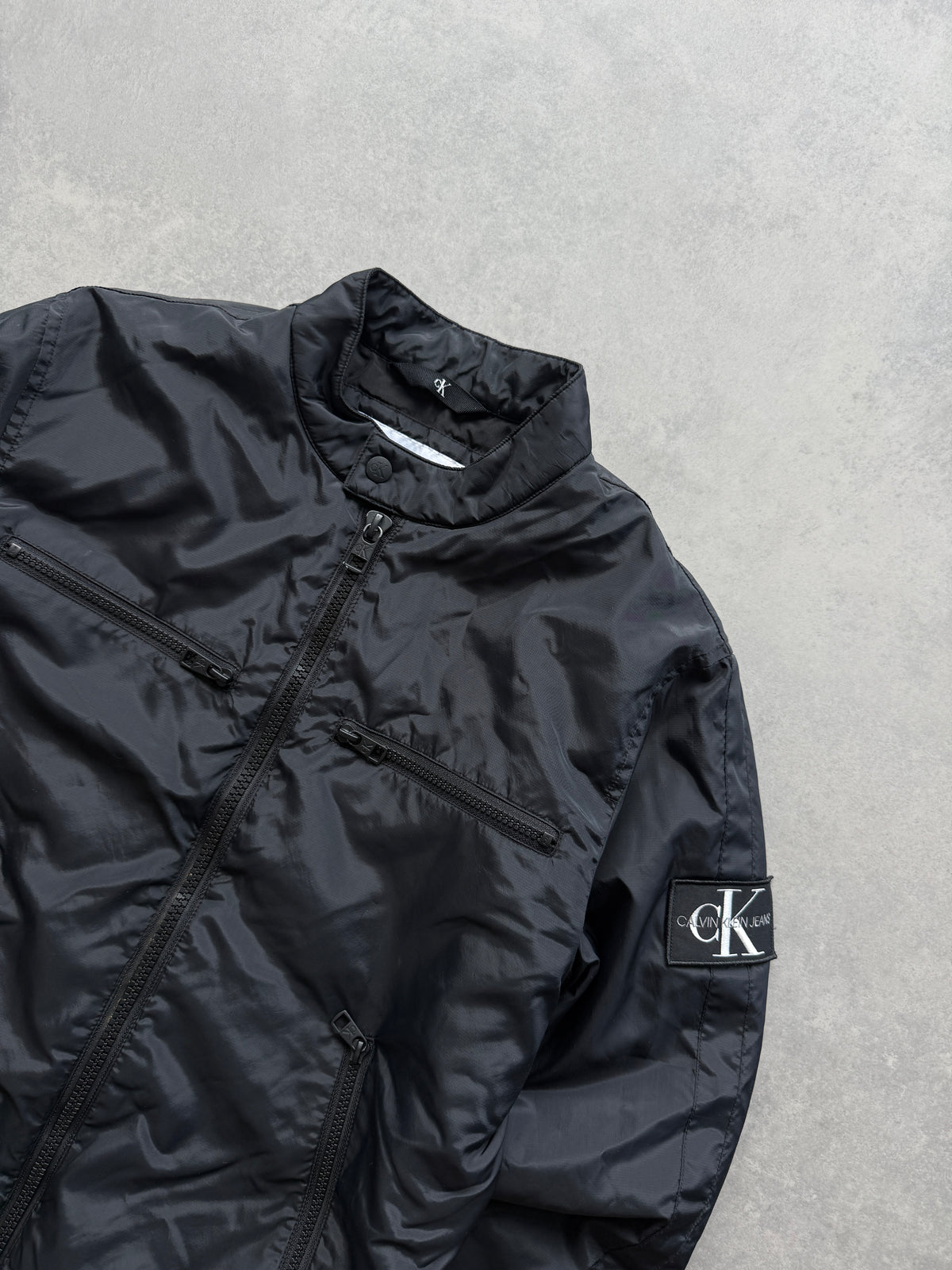 Calvin Klein muška crna bomber jakna (M)