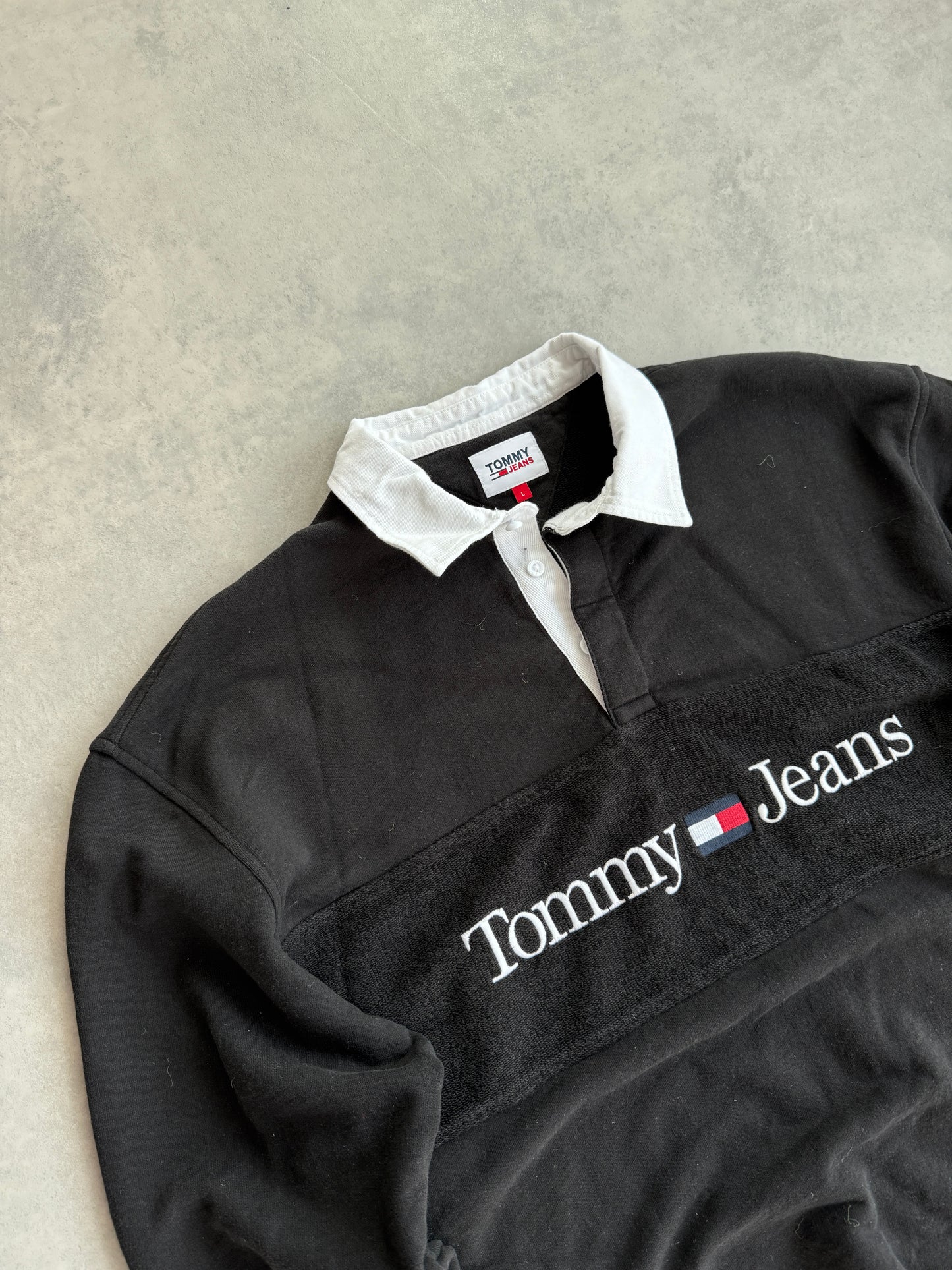 Tommy Jeans ženska crna polo dukserica (L)