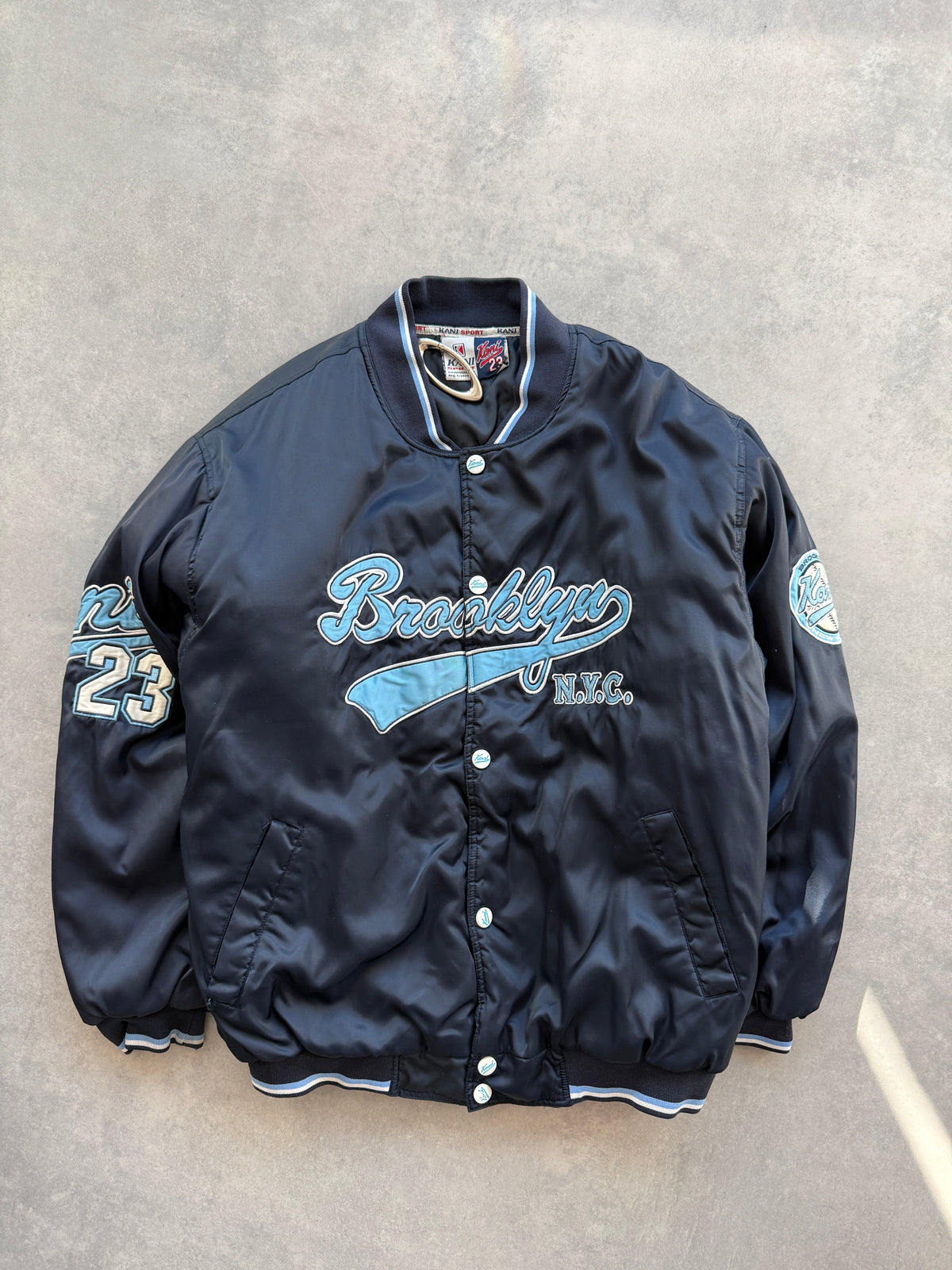 Karl Kani Brooklyn vintage 90s muška oversized bomber jakna (XL)
