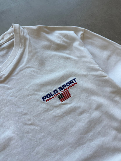 Polo Sport Ralph Lauren muška vintage bijela majica (S)