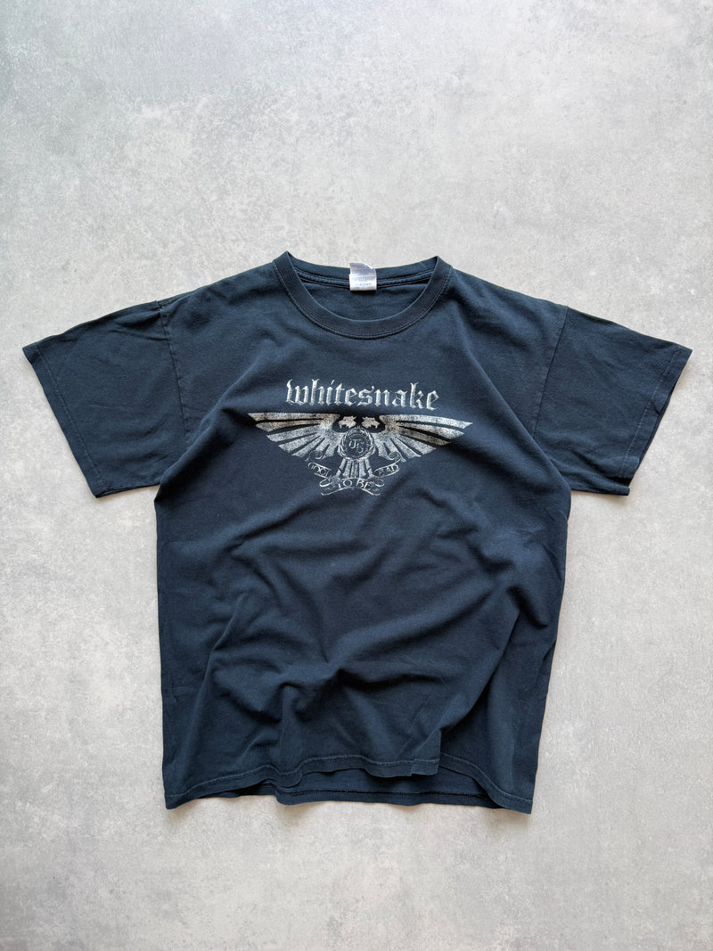 Whitesnake retro muška crna bend majica (M)