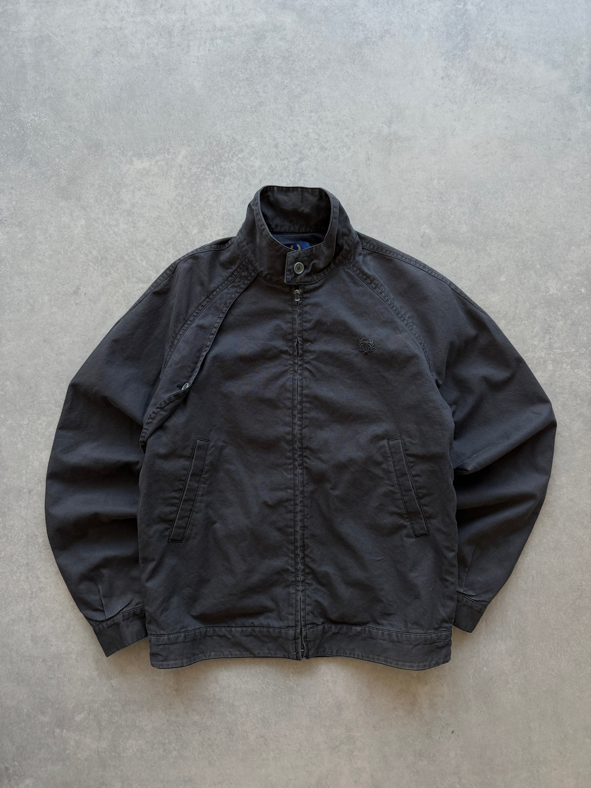 Fred Perry muška siva retro harrington jakna (S)