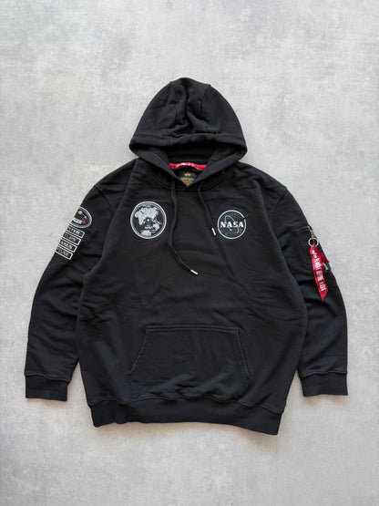 Alpha Industries NASA muška crna dukserica (XL)