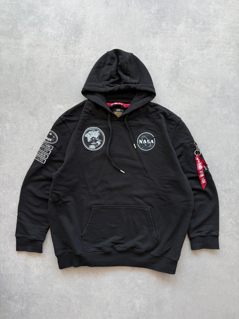 Alpha Industries NASA muška crna dukserica (XL)