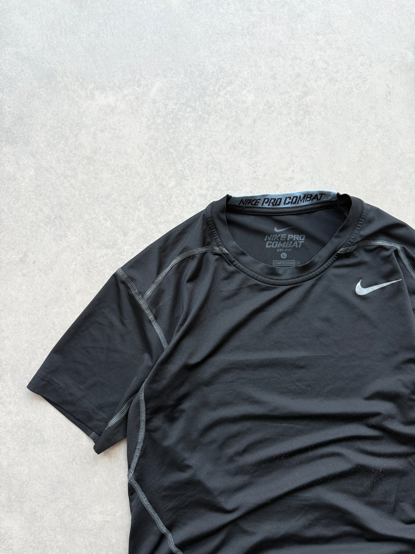 Nike Pro Combat muška crna kompresiona majica (L)