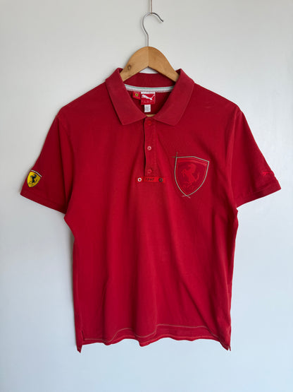 Puma x Ferrari muška crvena polo majica (L)