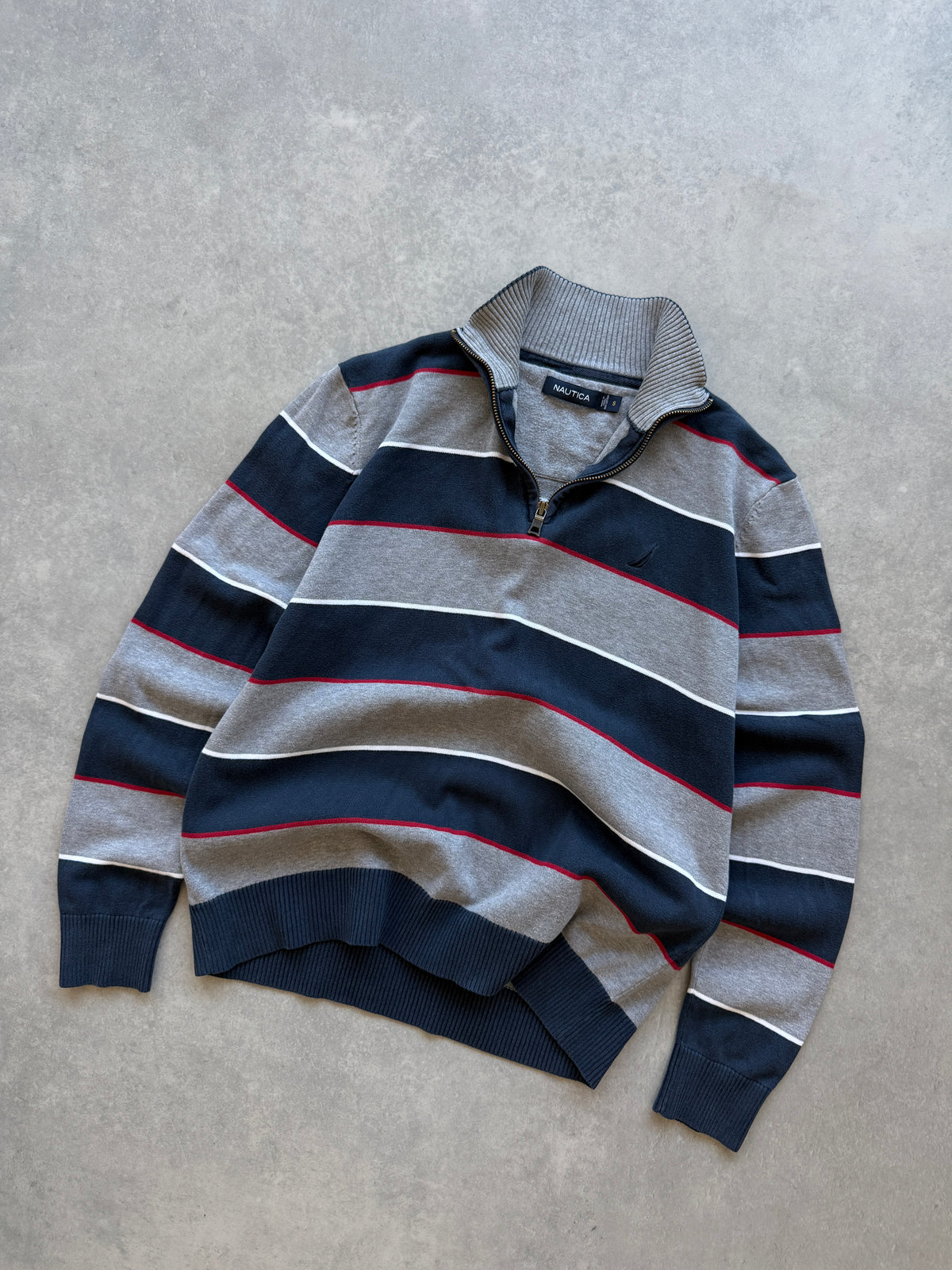 Nautica vintage muški 1/4 zip džemper (XS)