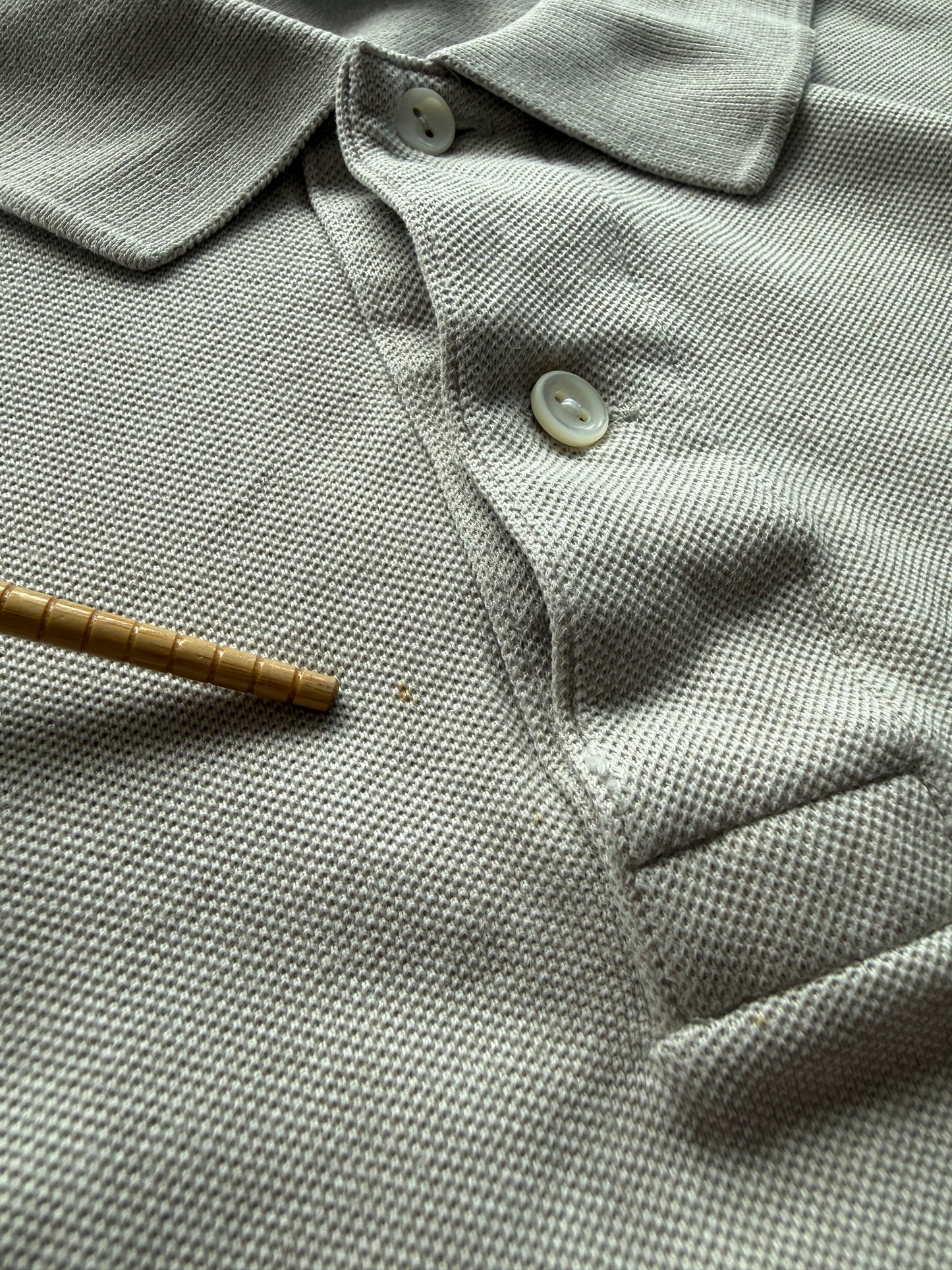 Lacoste vintage muška siva polo majica (XL)