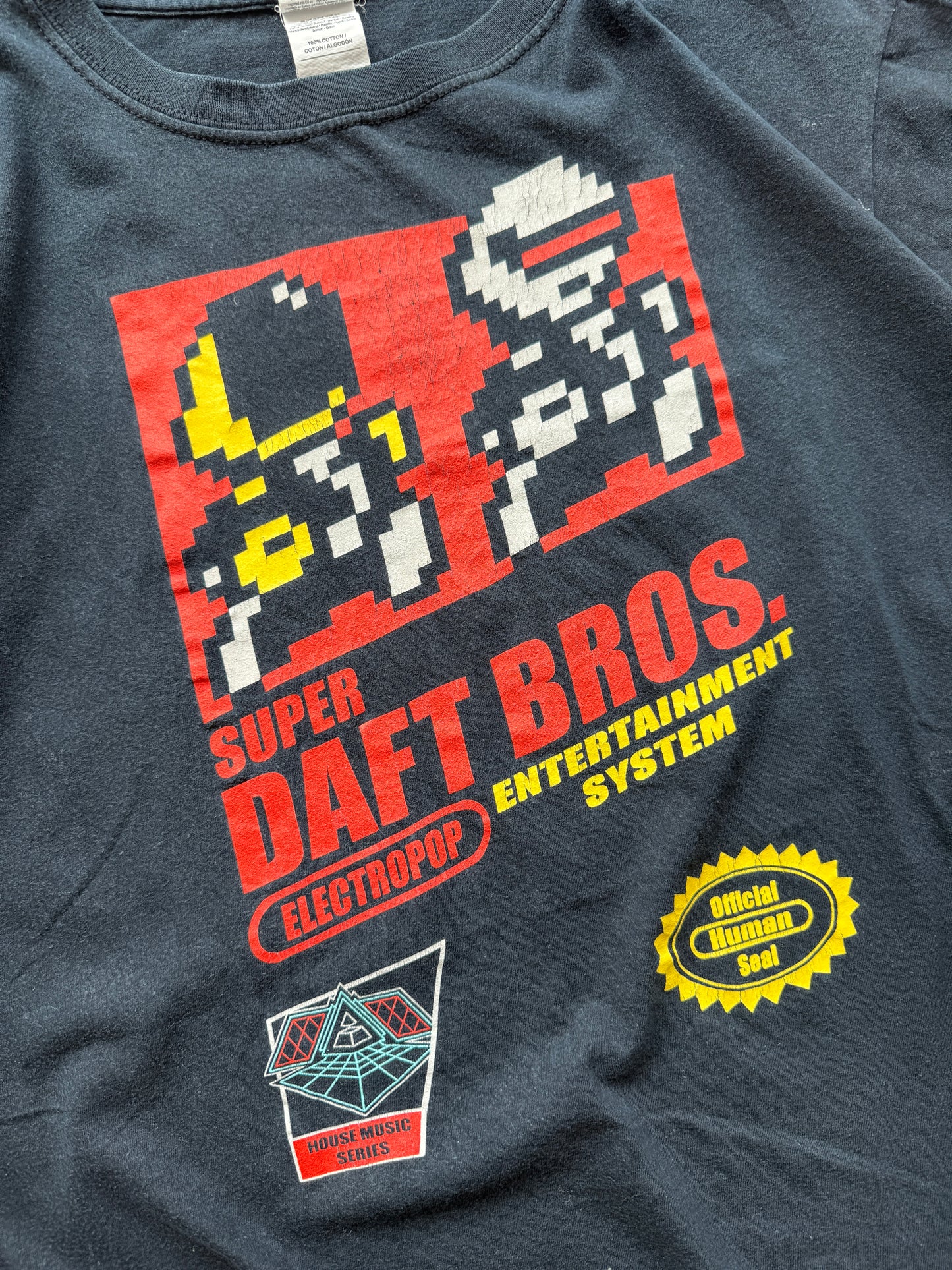 Super Daft Bros muška crna majica (L)
