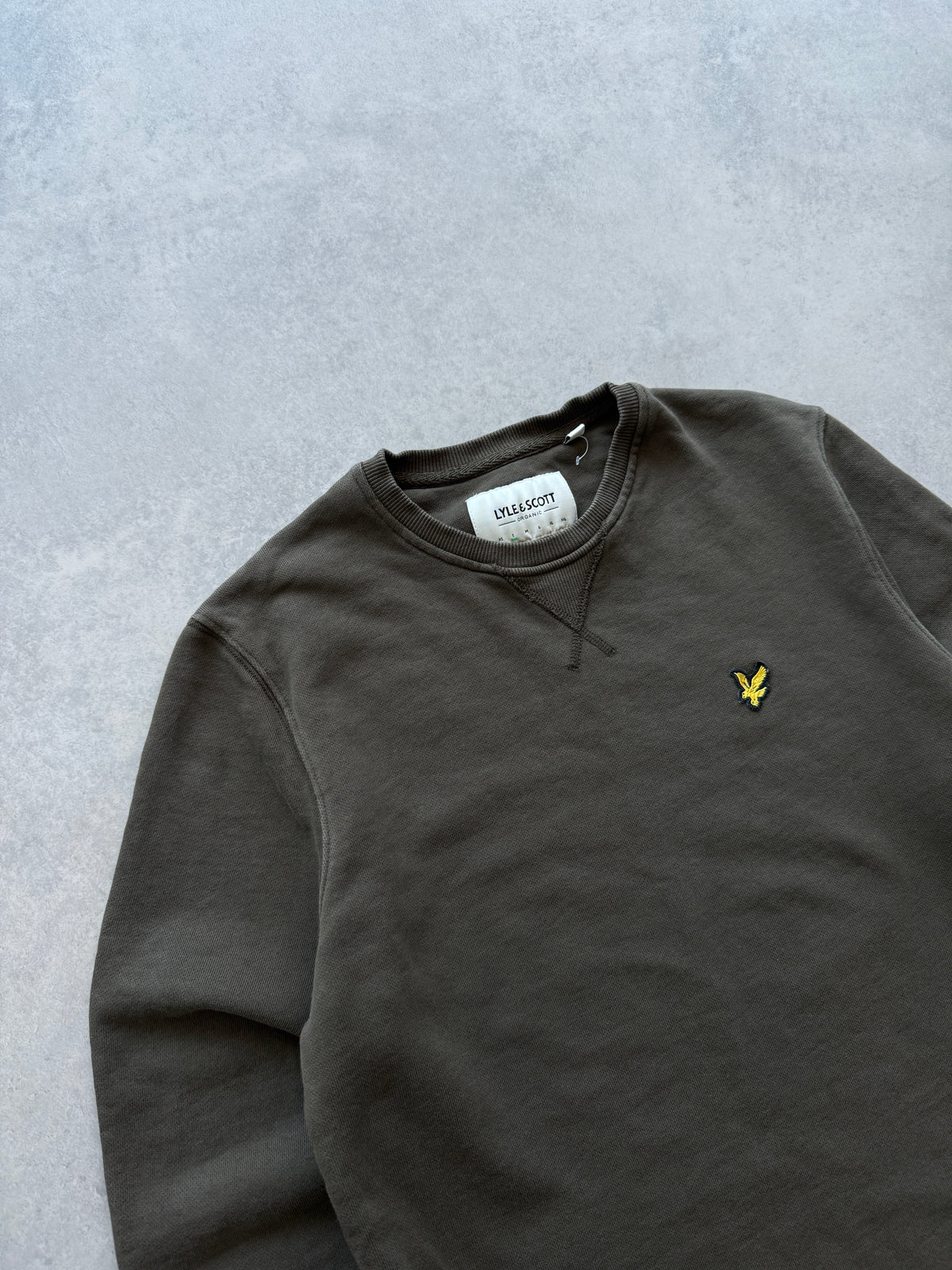Lyle & Scott muška basic zelena dukserica (S)