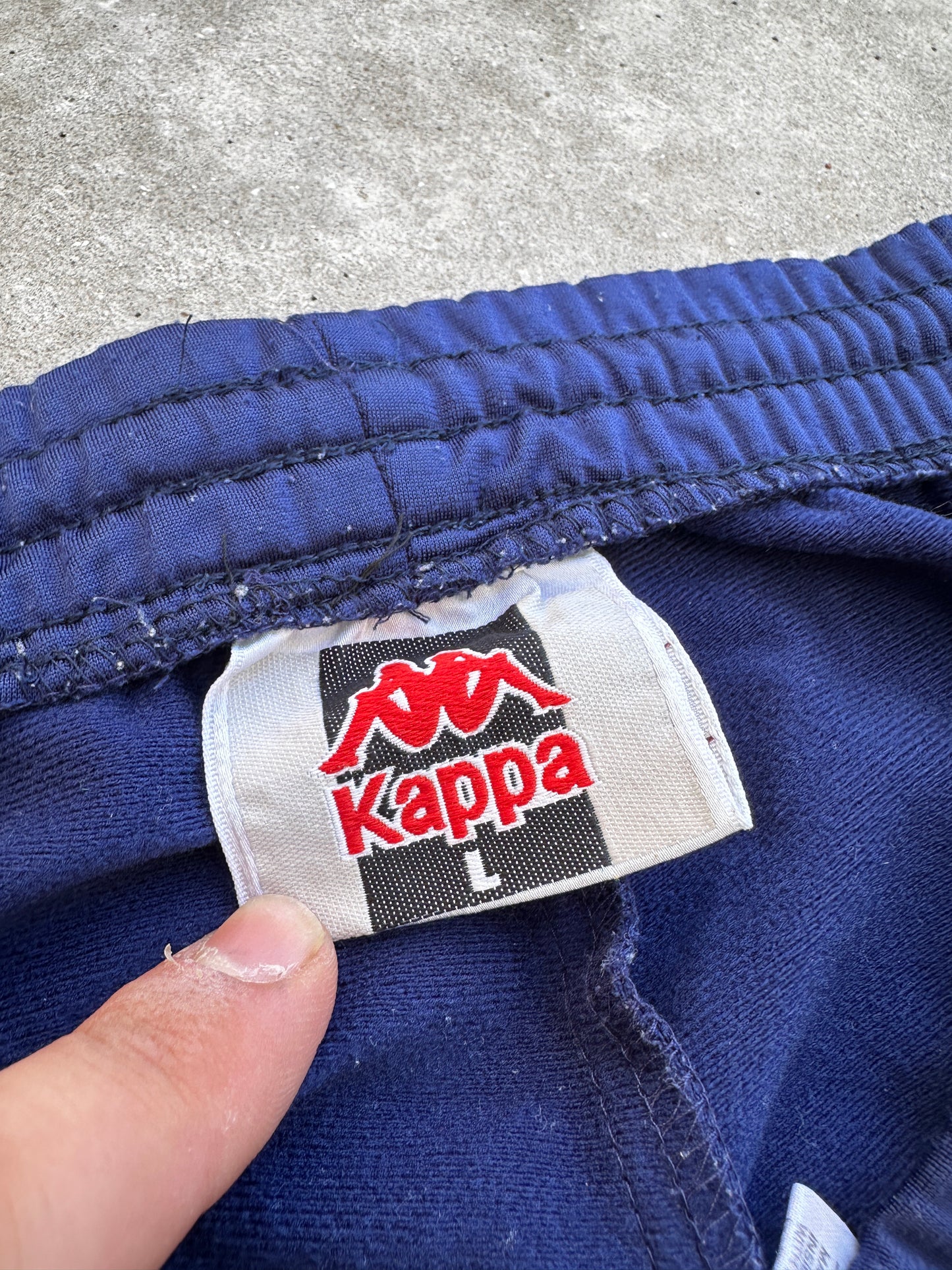 Kappa 90s muška navy baggy trenerka (XL)