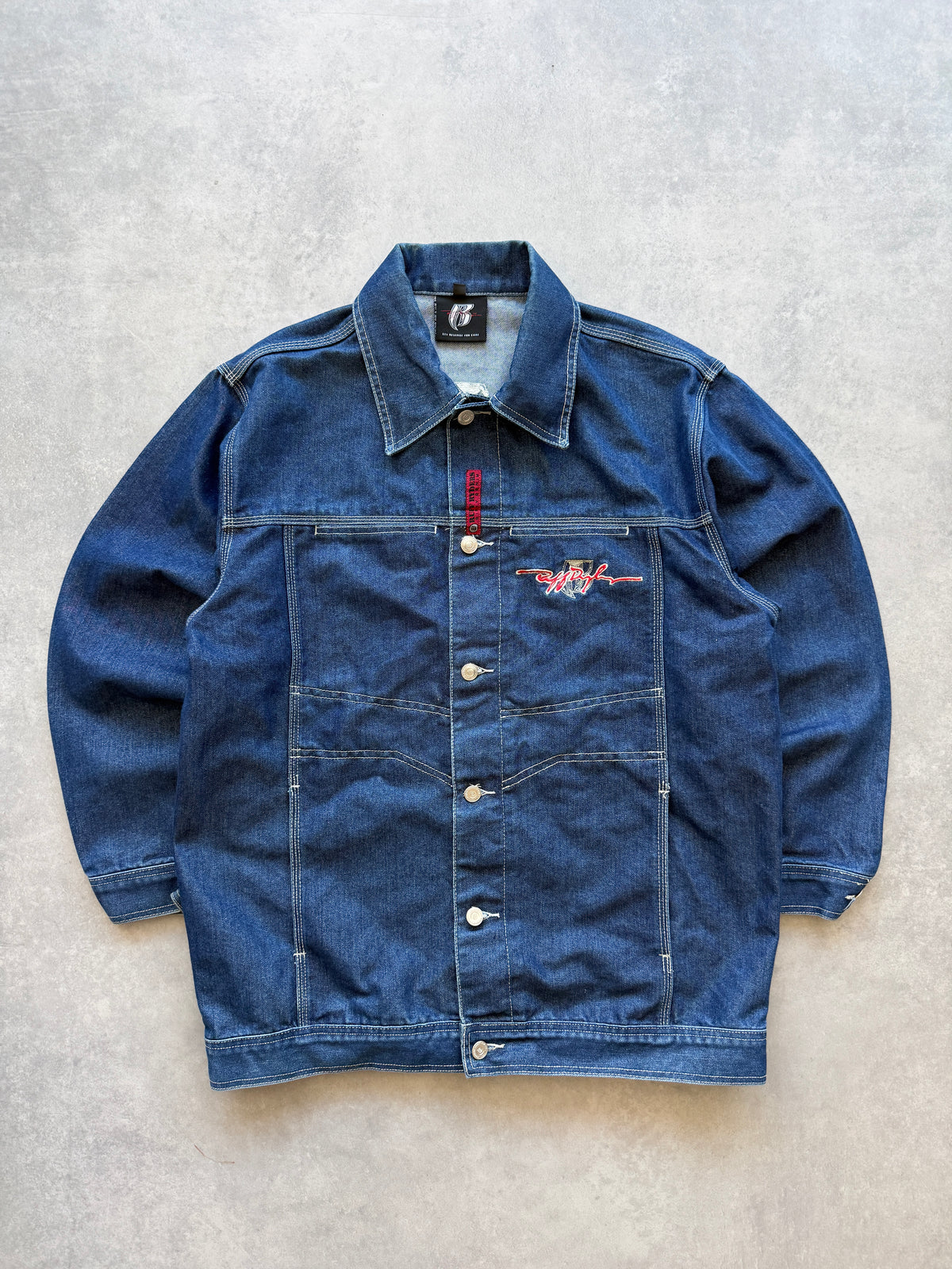 Ruff Ryders 2000s muška oversized teksas jakna (M)