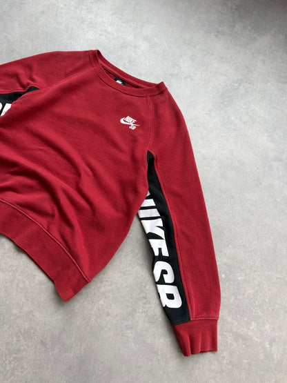 Nike SB ženska crvena dukserica (XXS)