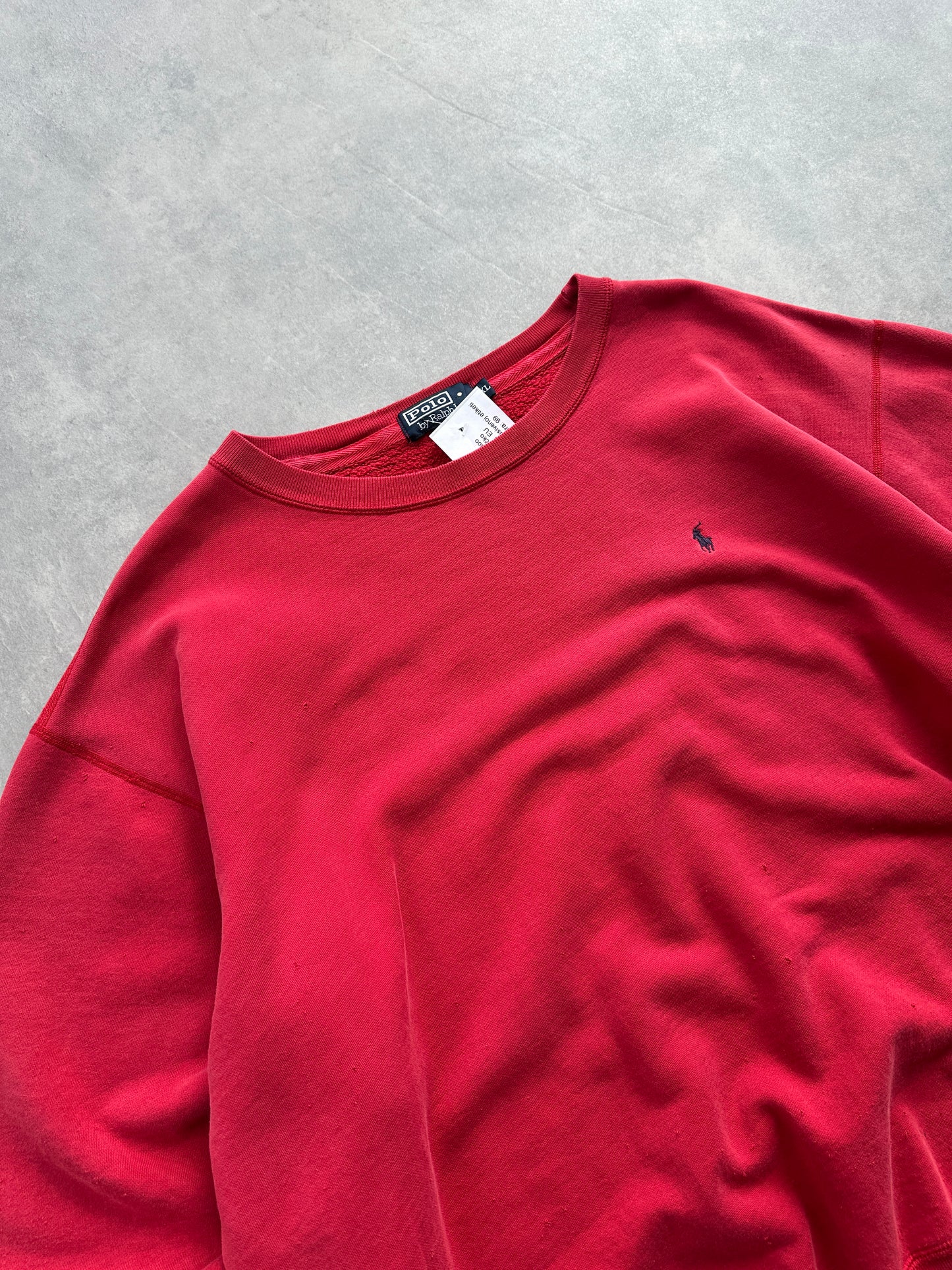 Polo by Ralph Lauren vintage distressed muška dukserica (XL)