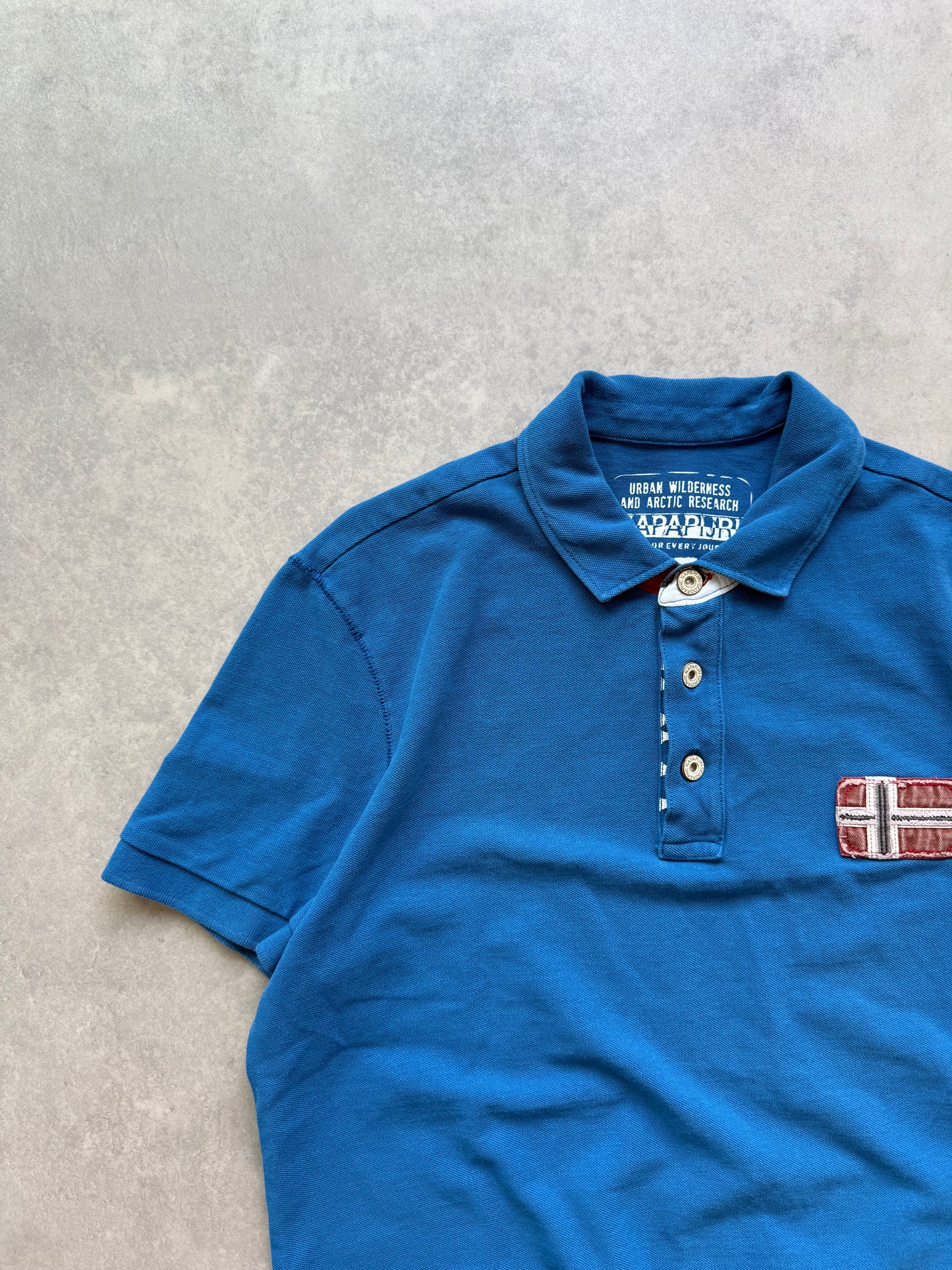 Napapijri muška plava polo majica (M)